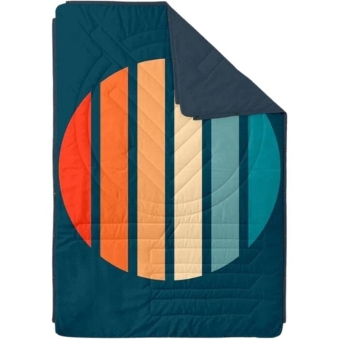 2024 Voited Limited Ripstop Cobertor Almofada Para Campismo Exterior 4 Em 1 V20UN01BLPBC - Sunset Stripes